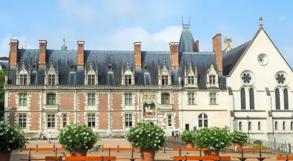 Magnifique château de Blois, idéal pour une visite culturelle. Architecture Renaissance et gothique.