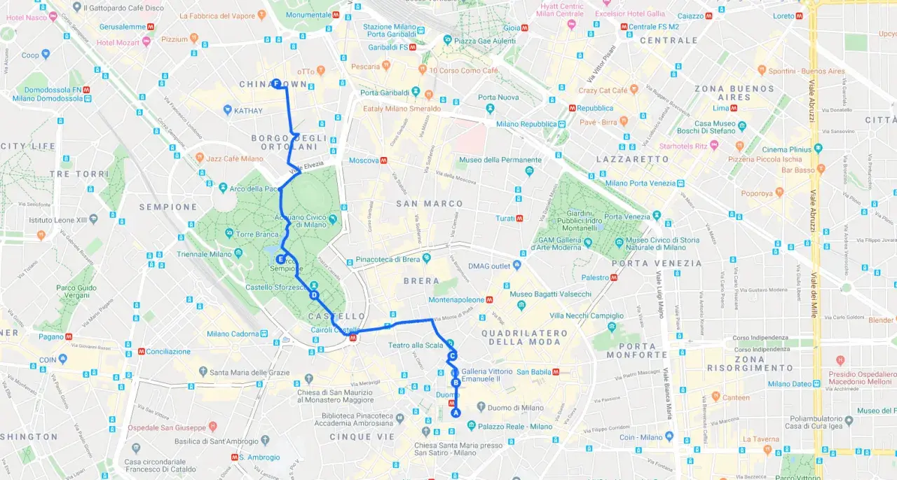 Un itinéraire pour un week-end à Milan, de la Cité de la Mode au Château Sforzesco, en passant par le Duomo.